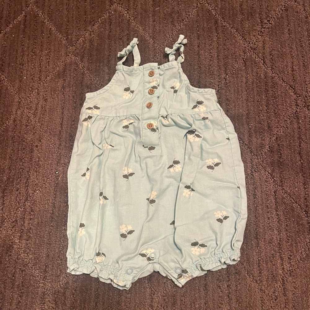 Carter's Blue Baby Girl Romper 3-6M